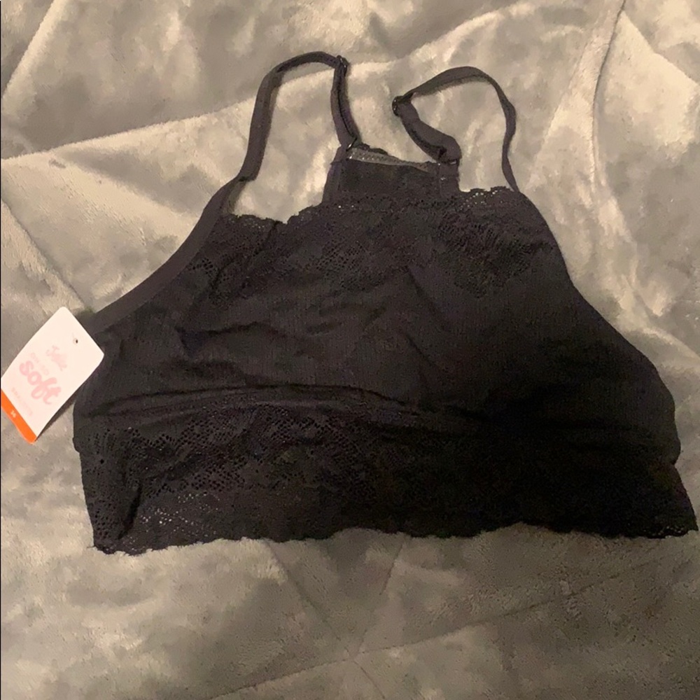 Justice bralette. Black. New with tags never worn